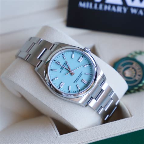 aqua rolex watch|rolex tiffany blue price.